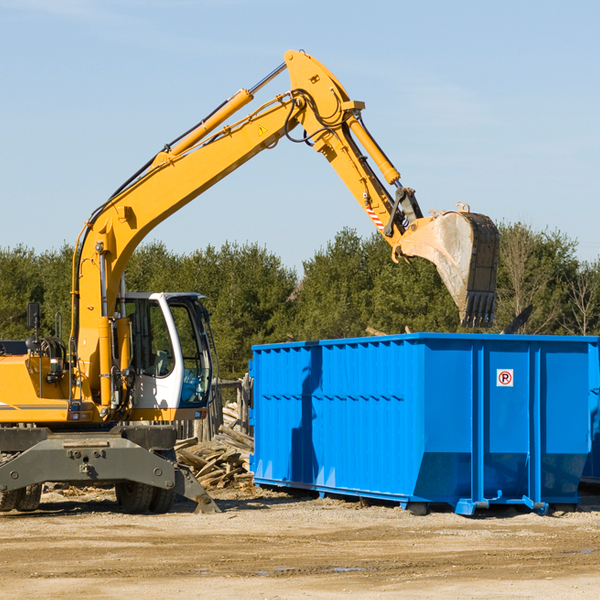 can i pay for a residential dumpster rental online in Martell